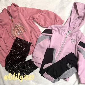 2 sets, jacket and pants  toddler girl